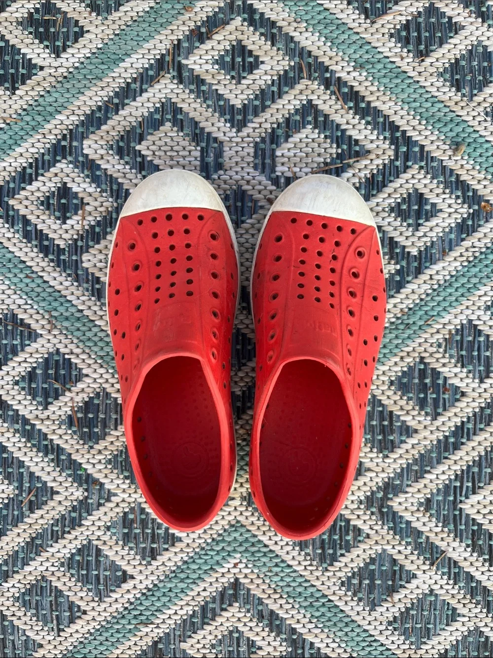 Kids Red Slip-On Native Water Shoes C13